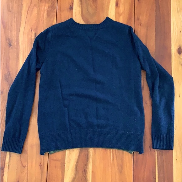 Colorblock JCrew sweater with zippers - Picture 2 of 3